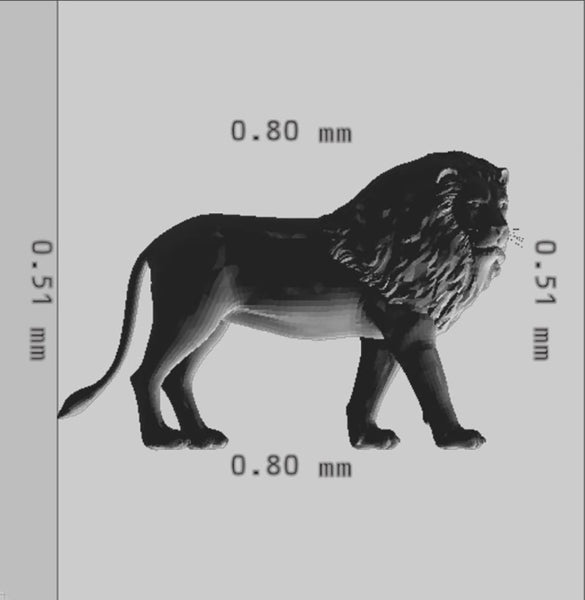 Lion 3D Model Ready to Print