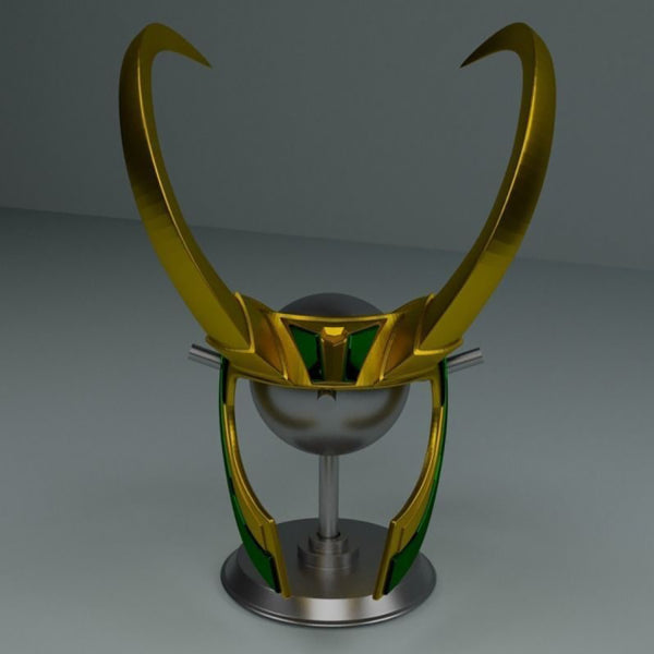 Loki Ragnarok Helmet 3D Model Ready to Print