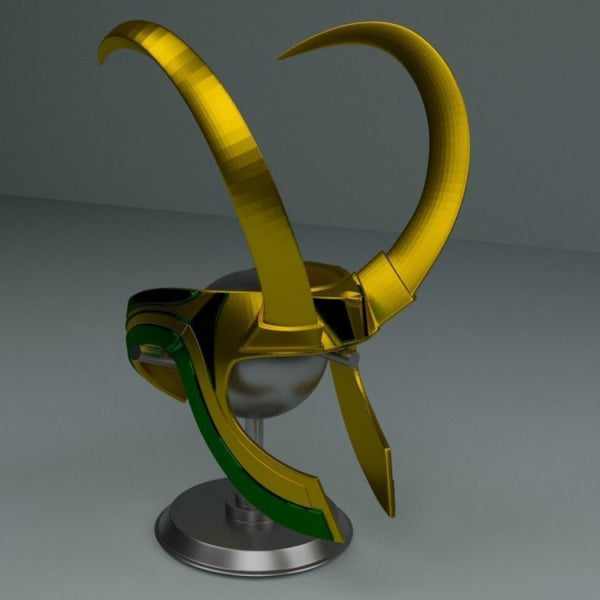 Loki Ragnarok Helmet 3D Model Ready to Print