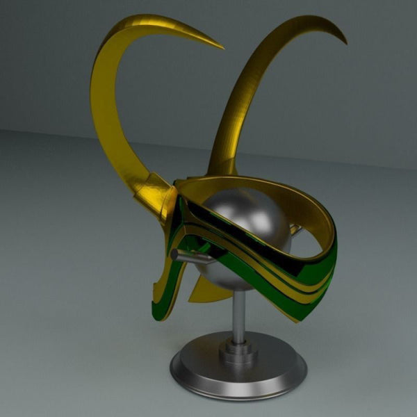 Loki Ragnarok Helmet 3D Model Ready to Print