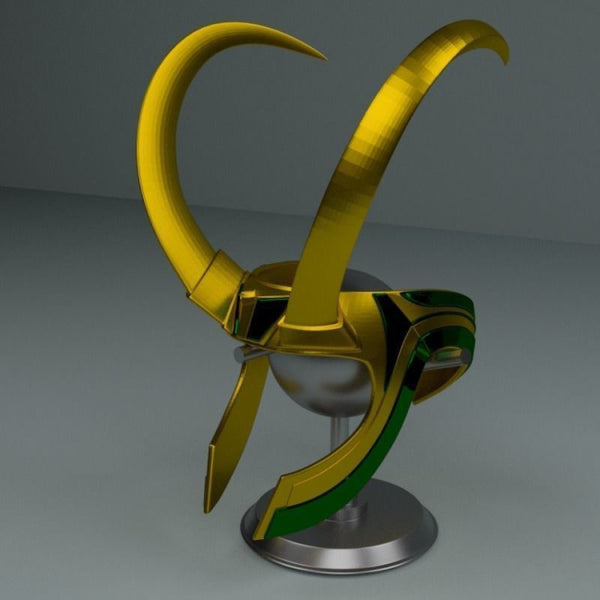 Loki Ragnarok Helmet 3D Model Ready to Print