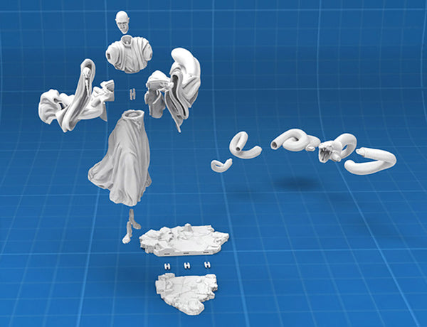 Lord Voldemort and Nagini 3D Model Ready to Print