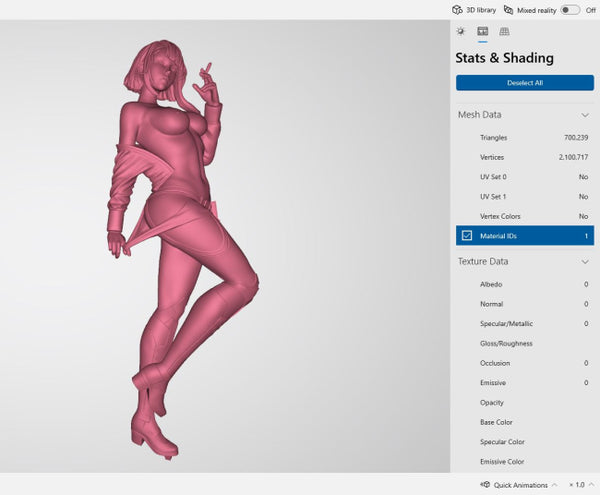 Lucy CyberPunk Edge Runners NSFW Figure STL Ready to Print