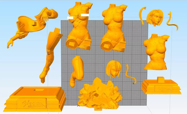 Lucy Cyberpunk Edgerunner 3D Model Ready to Print