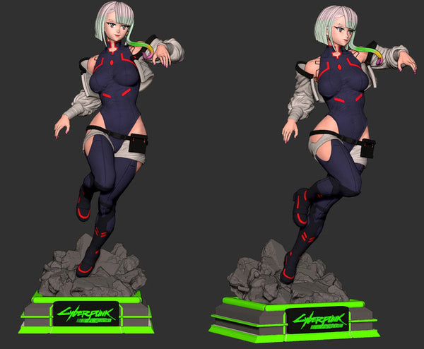 Lucy Cyberpunk Edgerunner 3D Model Ready to Print