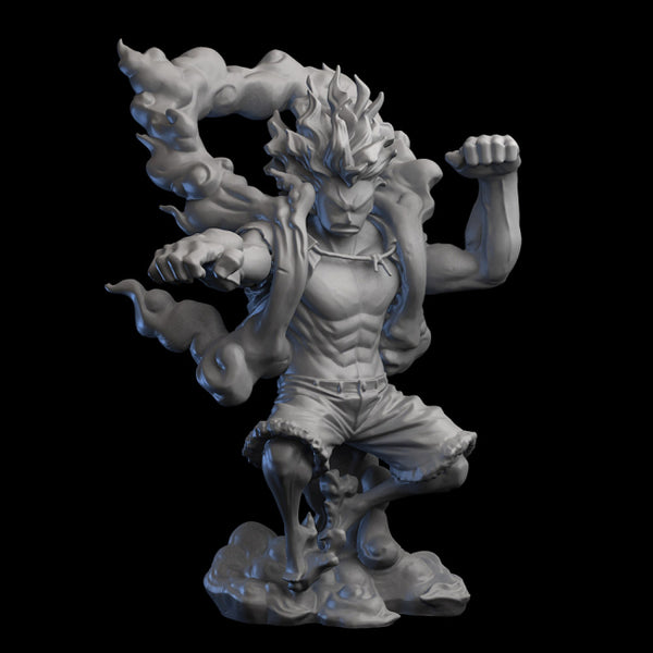 Luffy Gear 4 Snakeman 3D Model Ready to Print