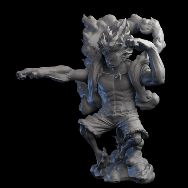 Luffy Gear 4 Snakeman 3D Model Ready to Print