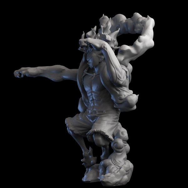 Luffy Gear 4 Snakeman 3D Model Ready to Print