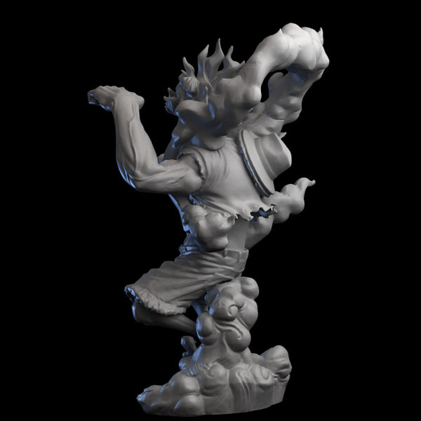 Luffy Gear 4 Snakeman 3D Model Ready to Print