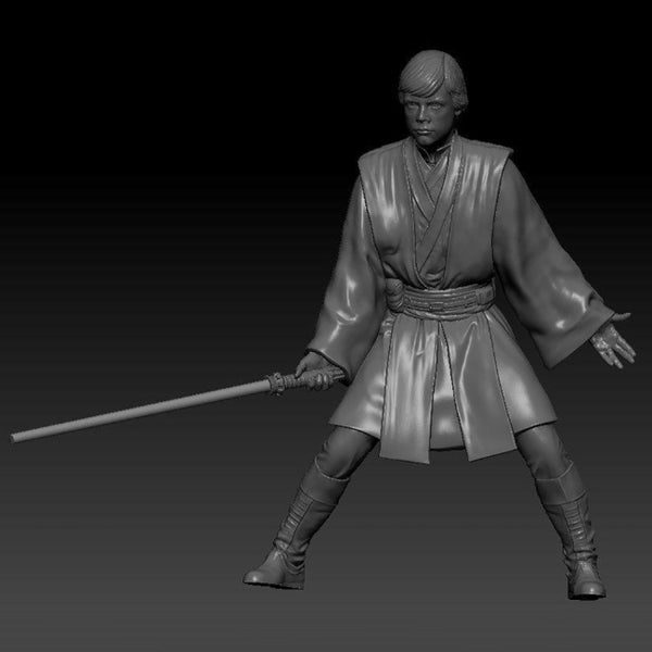 Luke Skywalker 3D Model Ready to Print
