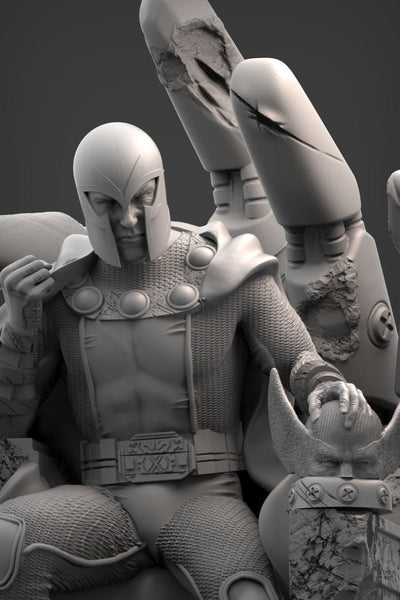 Magneto Throne 3D Model Ready to Print