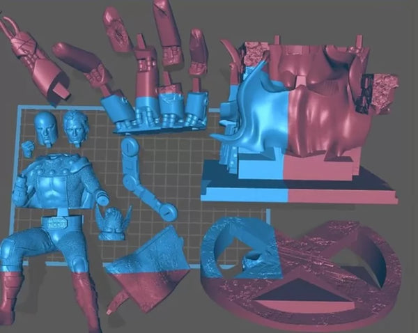 Magneto Throne 3D Model Ready to Print