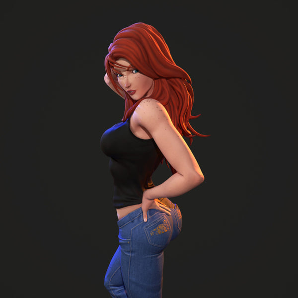 Mary Jane Watson 3D Model Ready to Print