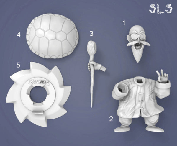 Master Roshi 3D Model Ready to Print