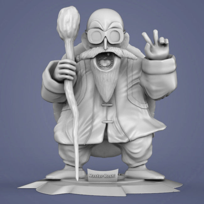 Master Roshi 3D Model Ready to Print