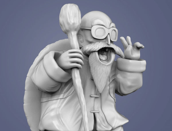 Master Roshi 3D Model Ready to Print