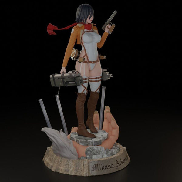 Mikasa Ackerman - Attack on Titan 3D Model Ready to Print