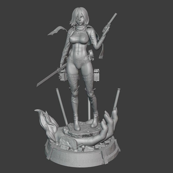 Mikasa Ackerman - Attack on Titan 3D Model Ready to Print