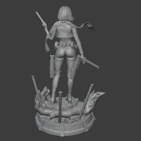 Mikasa Ackerman - Attack on Titan 3D Model Ready to Print