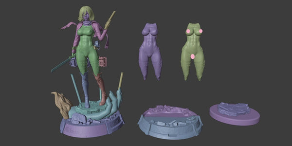 Mikasa Ackerman - Attack on Titan 3D Model Ready to Print