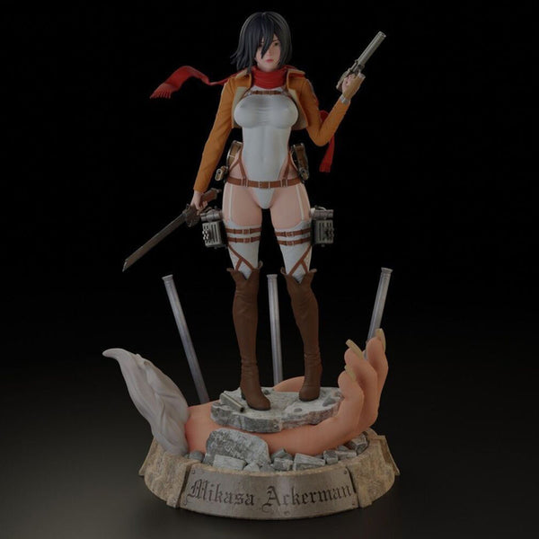 Mikasa Ackerman - Attack on Titan 3D Model Ready to Print