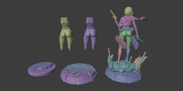 Mikasa Ackerman - Attack on Titan 3D Model Ready to Print