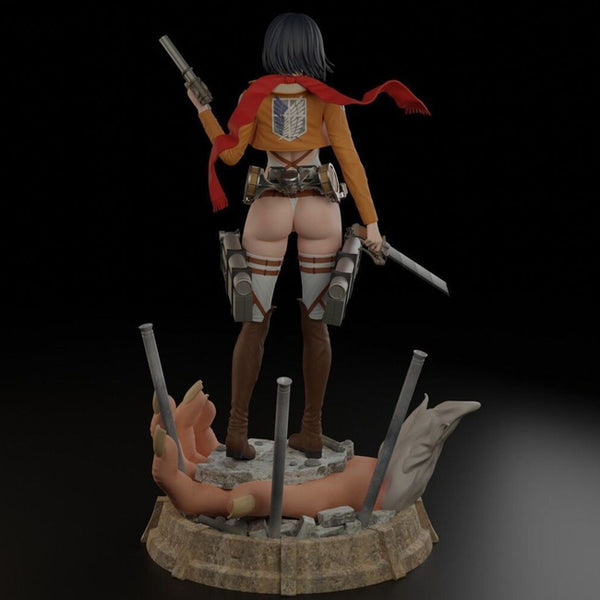 Mikasa Ackerman - Attack on Titan 3D Model Ready to Print