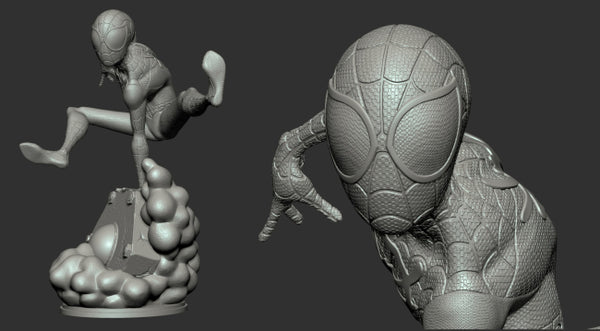 Miles Morales Spiderman 3D Model Ready to Print