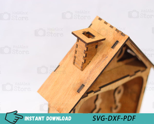 Mimi Key Cabinet with Drawer Plywood 3mm Laser Cut Files