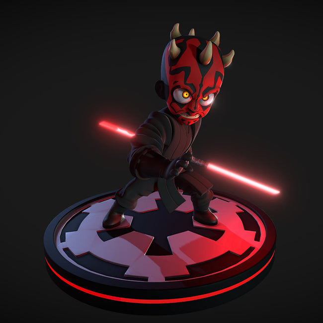 Mini Darth Maul - Star Wars 3D Model Ready to Print