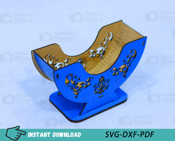 Mini Flower Basket Plywood 3mm Laser Cut Files