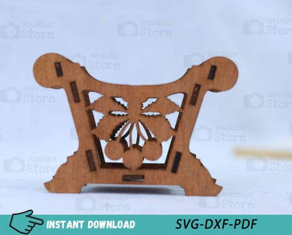 Mini Flower Basket Plywood 3mm Laser Cut File