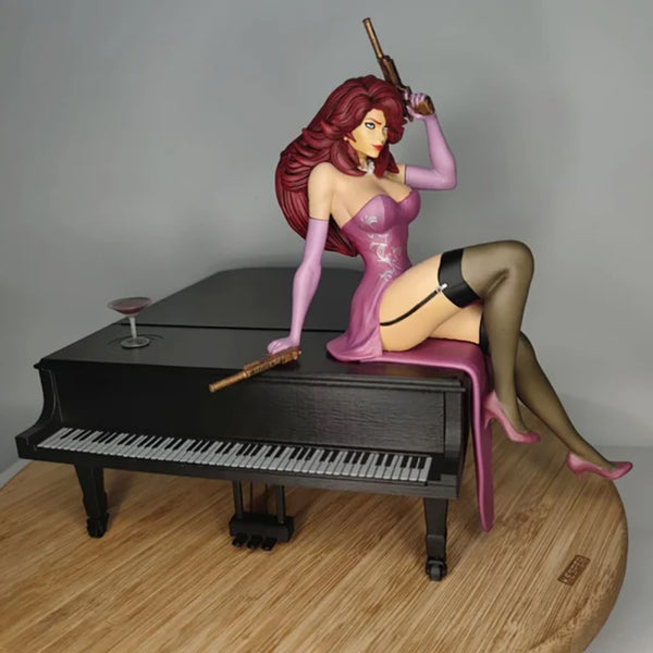 Miss Fortune on Piano Figure STL Ready to Print