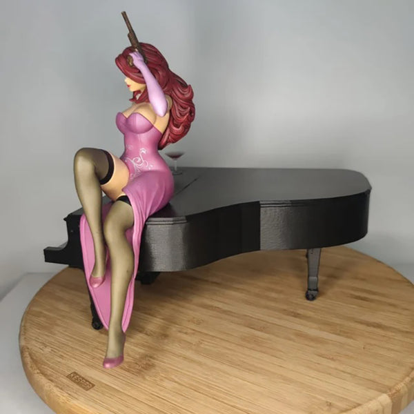 Miss Fortune on Piano Figure STL Ready to Print