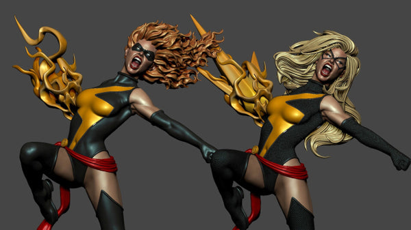 Miss Marvel 3D Model Ready to Print
