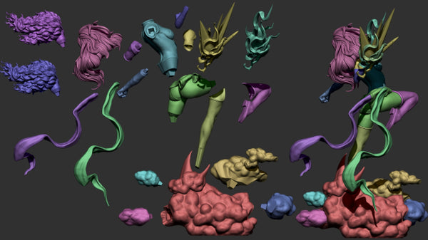 Miss Marvel 3D Model Ready to Print