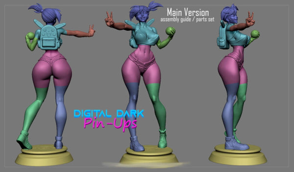 Misty from Pokemon Figures STL Ready to Print