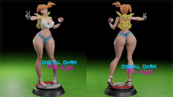 Misty from Pokemon Figures STL Ready to Print