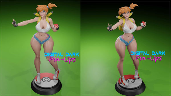 Misty from Pokemon Figures STL Ready to Print