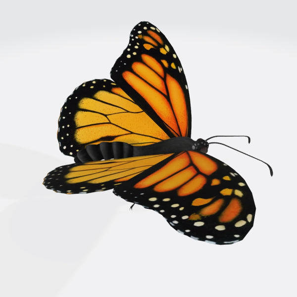 Monarch Butterfly 3D Model Ready to Print