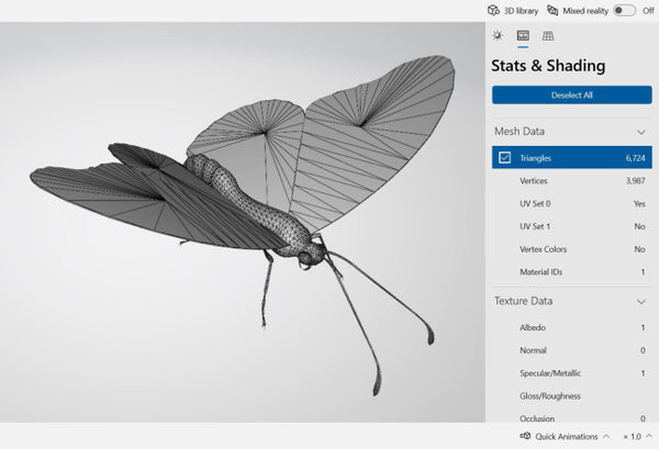 Monarch Butterfly 3D Model Ready to Print