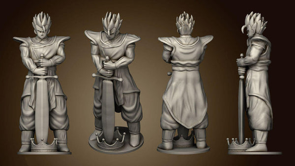 Mystic Gohan 3D Model Ready to Print