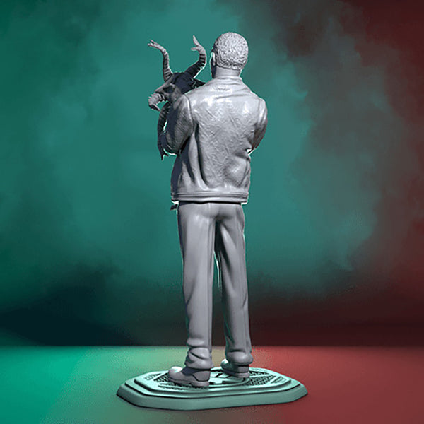 Nick Fury and Cat 3D Model Ready to Print STL