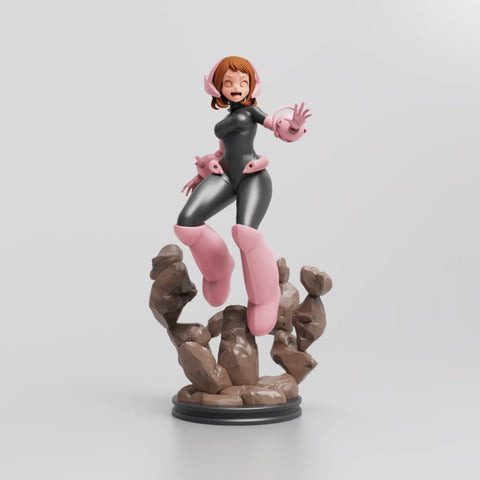 Ochaco Uraraka Figure 3D Model STL Ready to Print