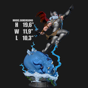 Old King Thor 3D Model Ready to Print