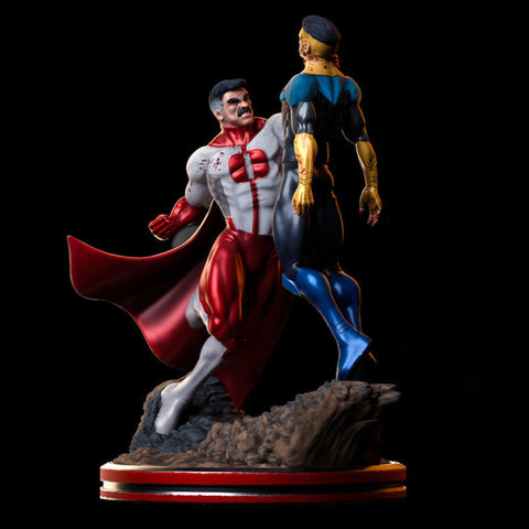 Omniman Defeats Invincible 3D Model Ready to Print