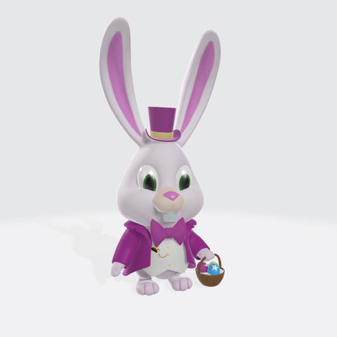 Bunny Character 3D Model Ready to Print