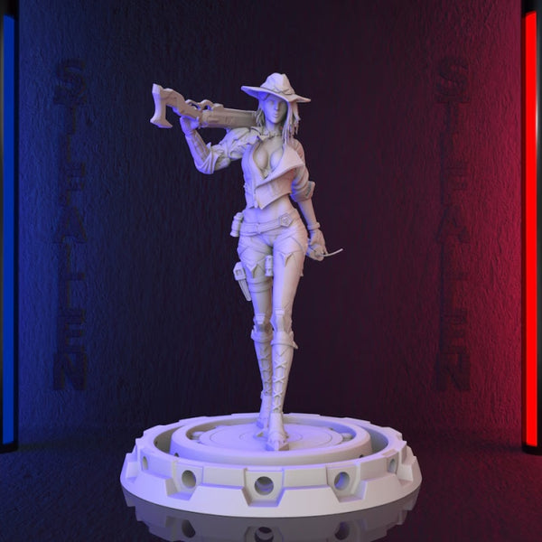 Overwatch Ashe Figures Lots of Options STL Ready to Print