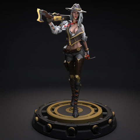 Overwatch Ashe Figures Lots of Options STL Ready to Print