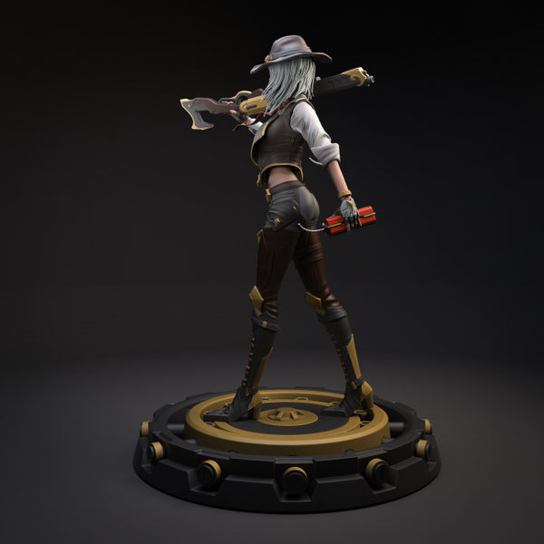 Overwatch Ashe Figures Lots of Options STL Ready to Print